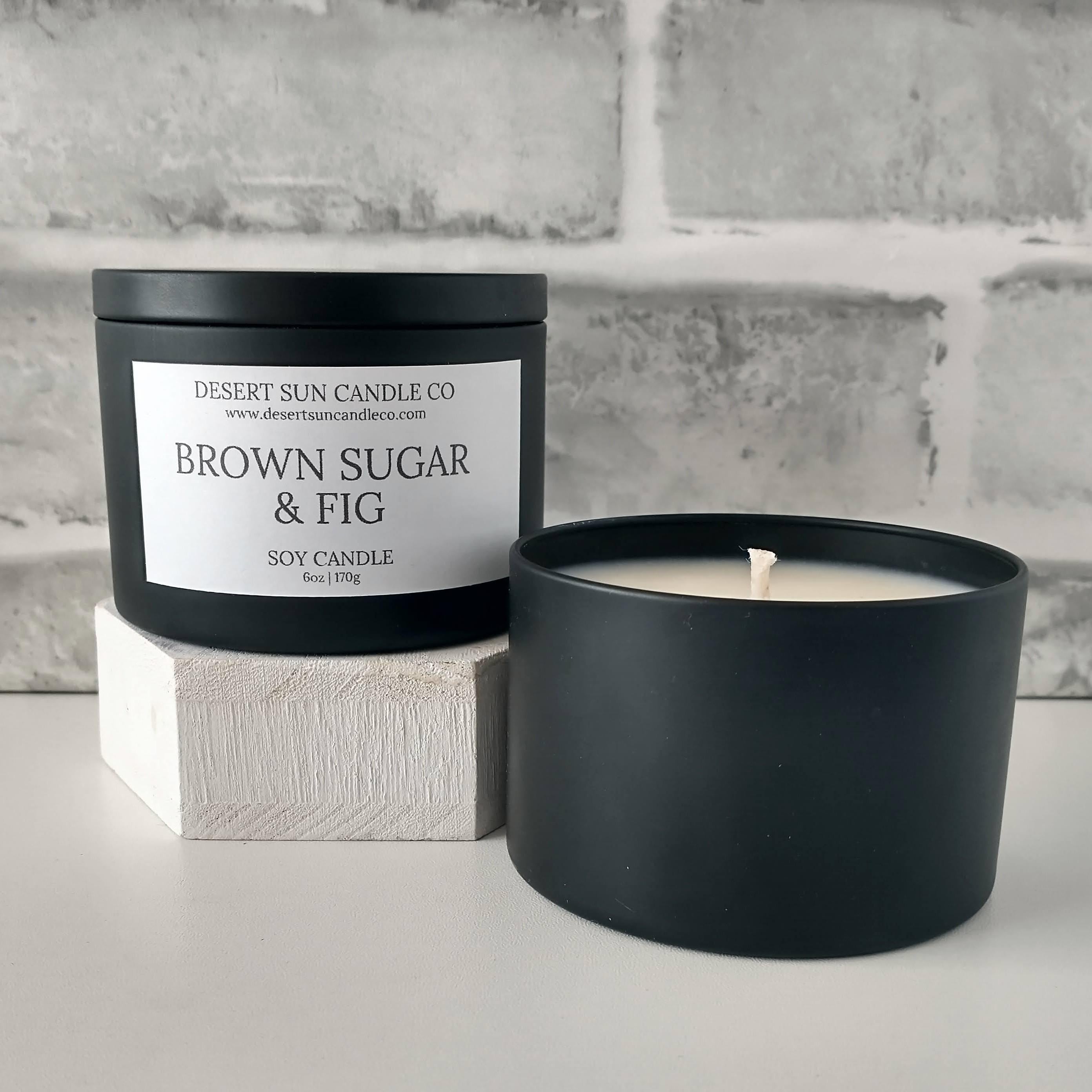 Brown Sugar and Fig Soy Wax Candle