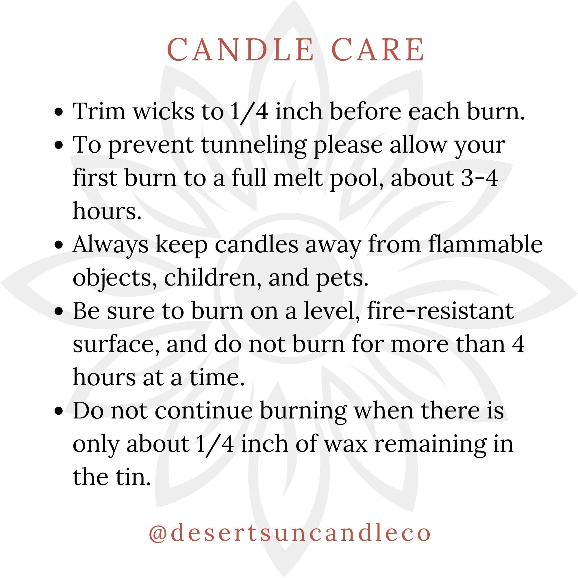 White Sage and Lavender Soy Wax Candle
