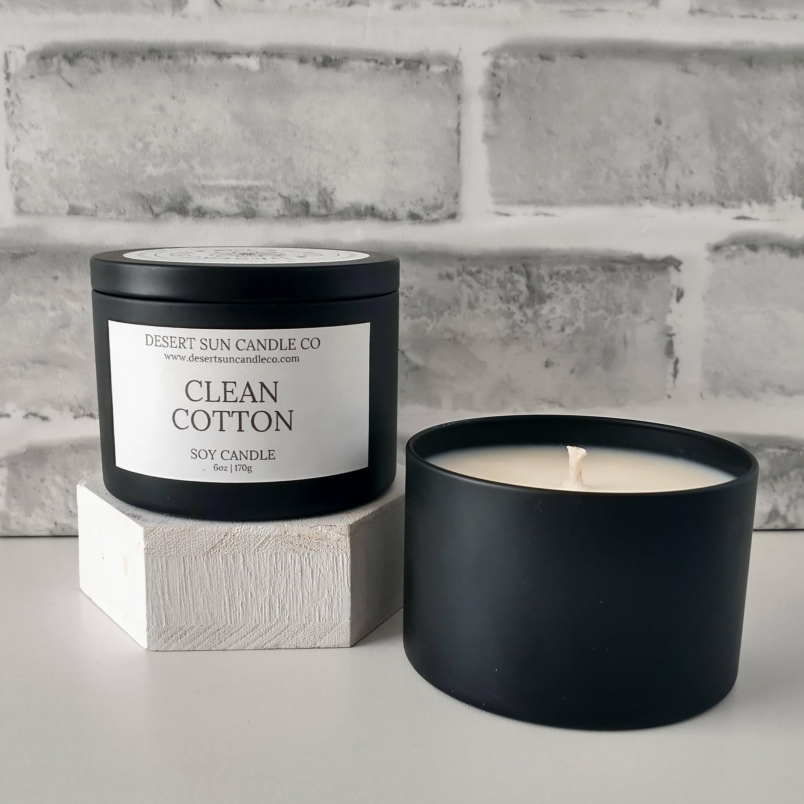 Clean Cotton Soy Wax Candle