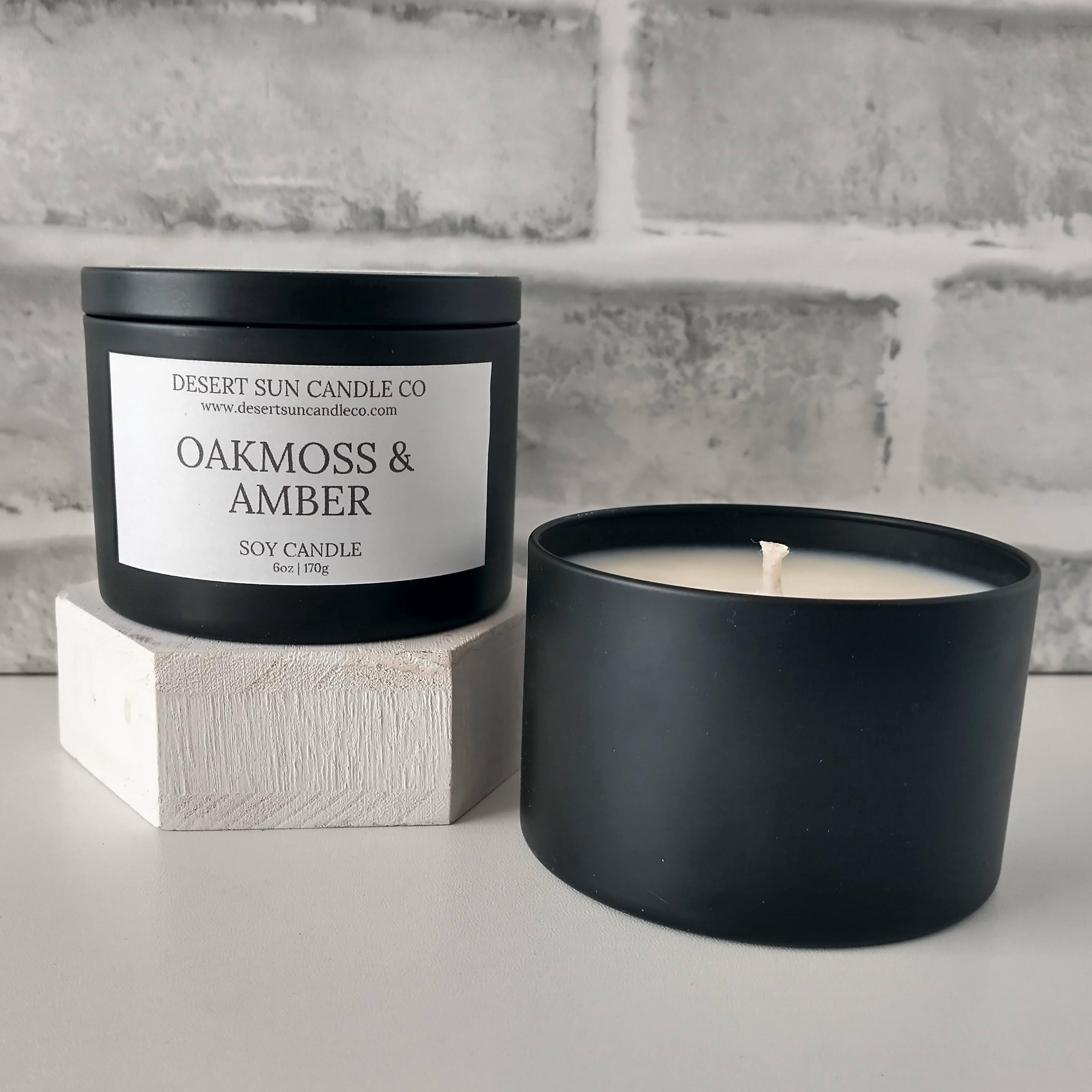 Oakmoss and Amber Soy Candle